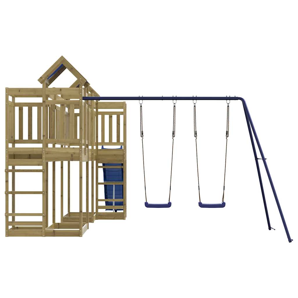 vidaXL Outdoor Playset Impregnated Wood Pine