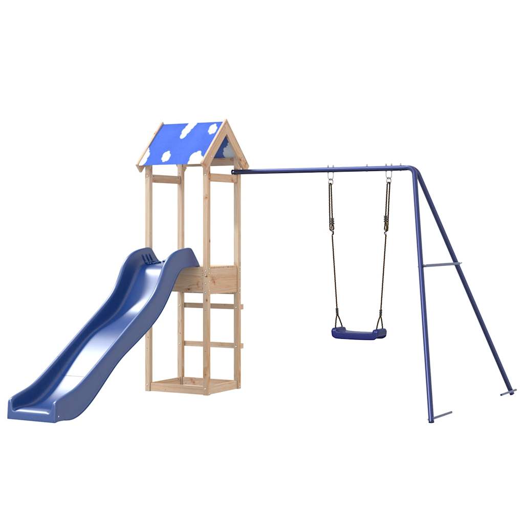 vidaXL Outdoor Playset Solid Wood Pine