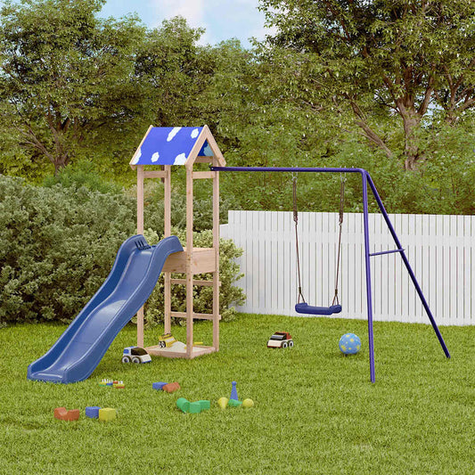 vidaXL Outdoor Playset Solid Wood Pine