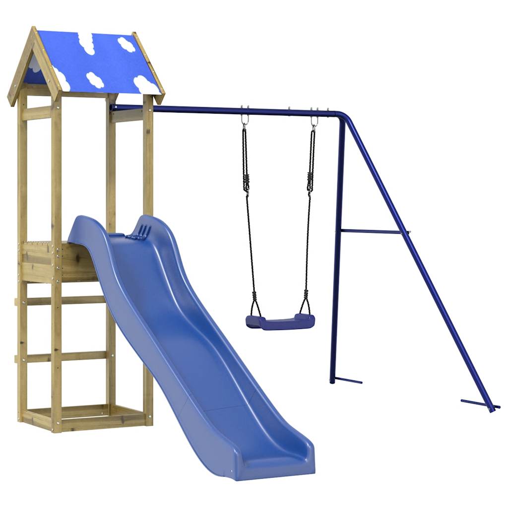 vidaXL Outdoor Playset Impregnated Wood Pine