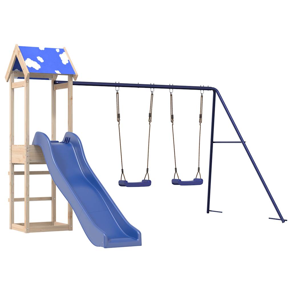 vidaXL Outdoor Playset Solid Wood Pine