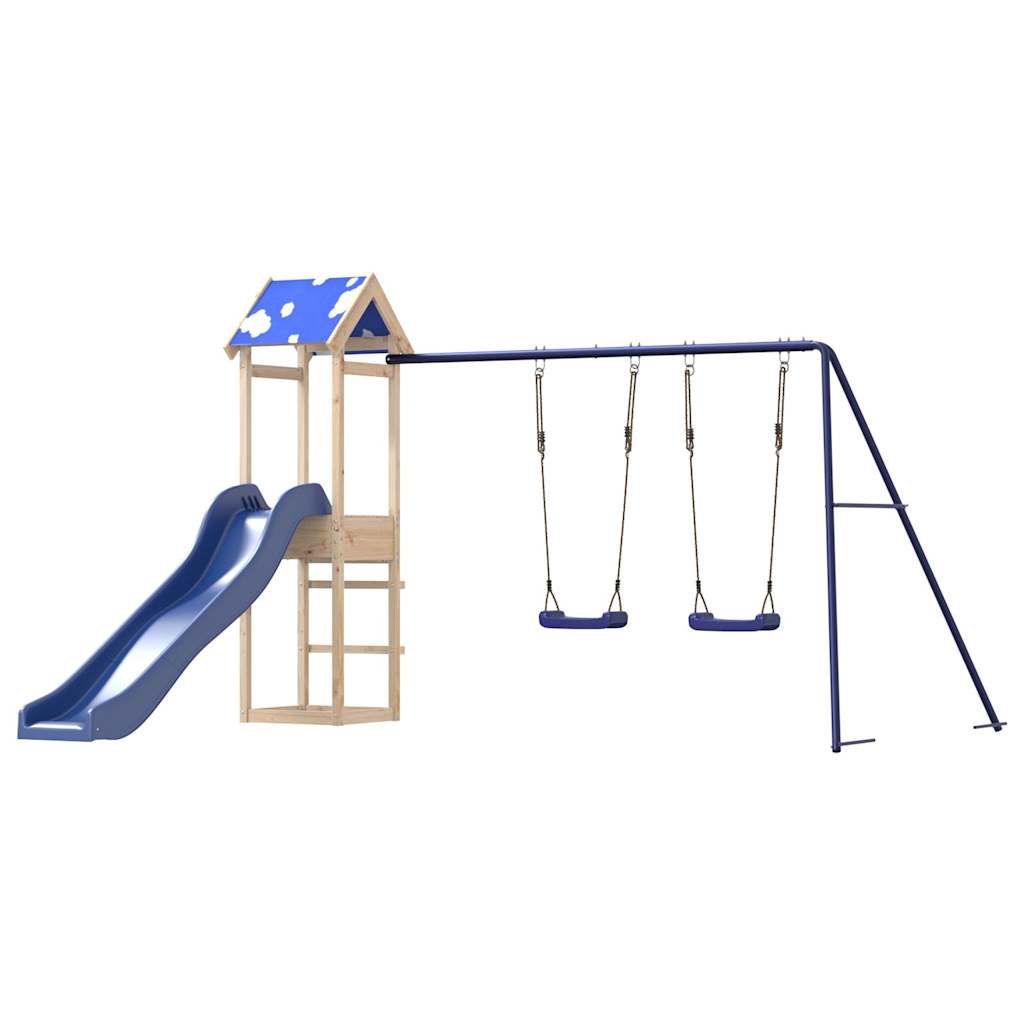 vidaXL Outdoor Playset Solid Wood Pine