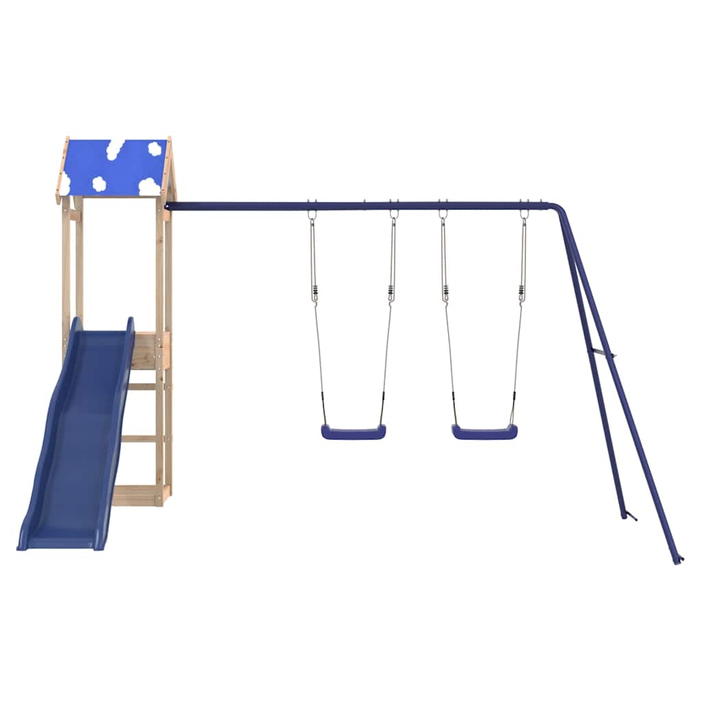 Outdoor Playset Solid Wood Pine