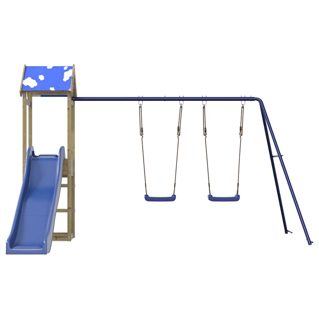 vidaXL Outdoor Playset Impregnated Wood Pine