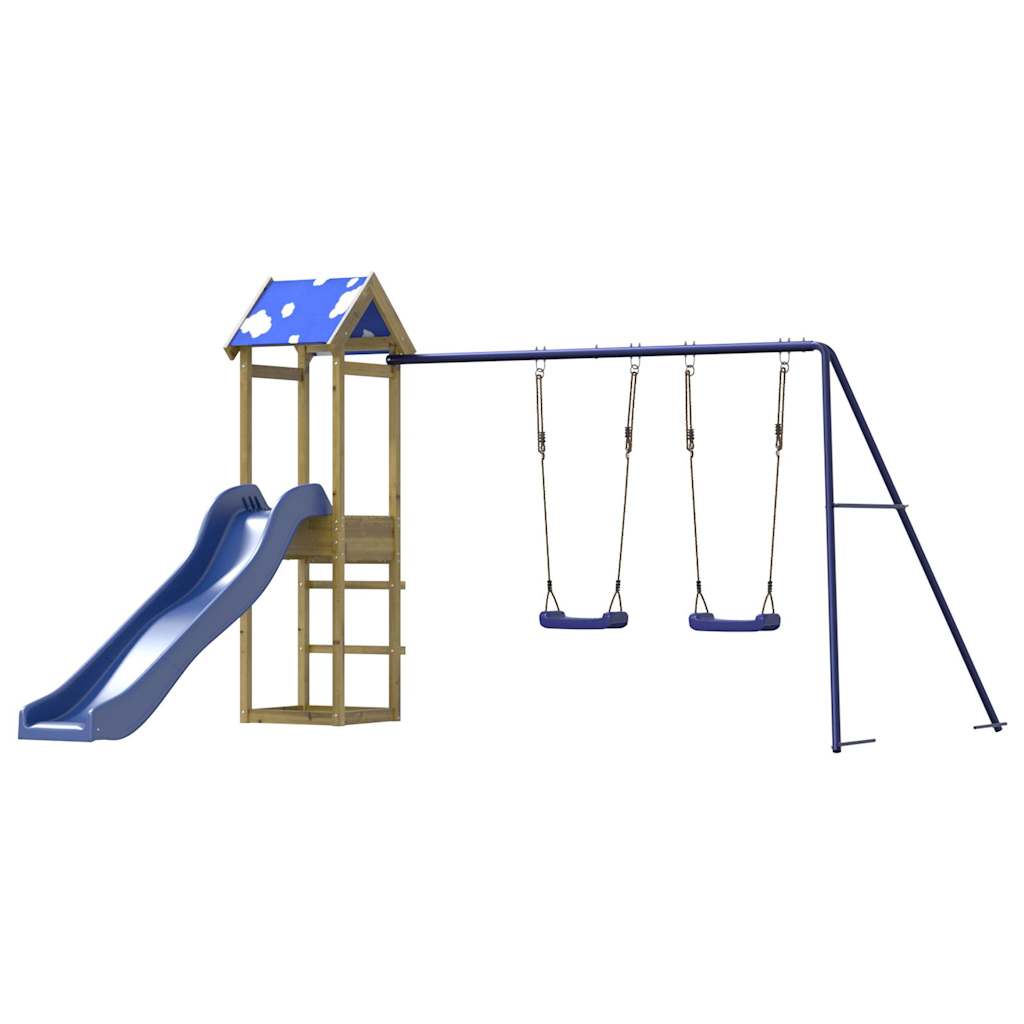 vidaXL Outdoor Playset Impregnated Wood Pine