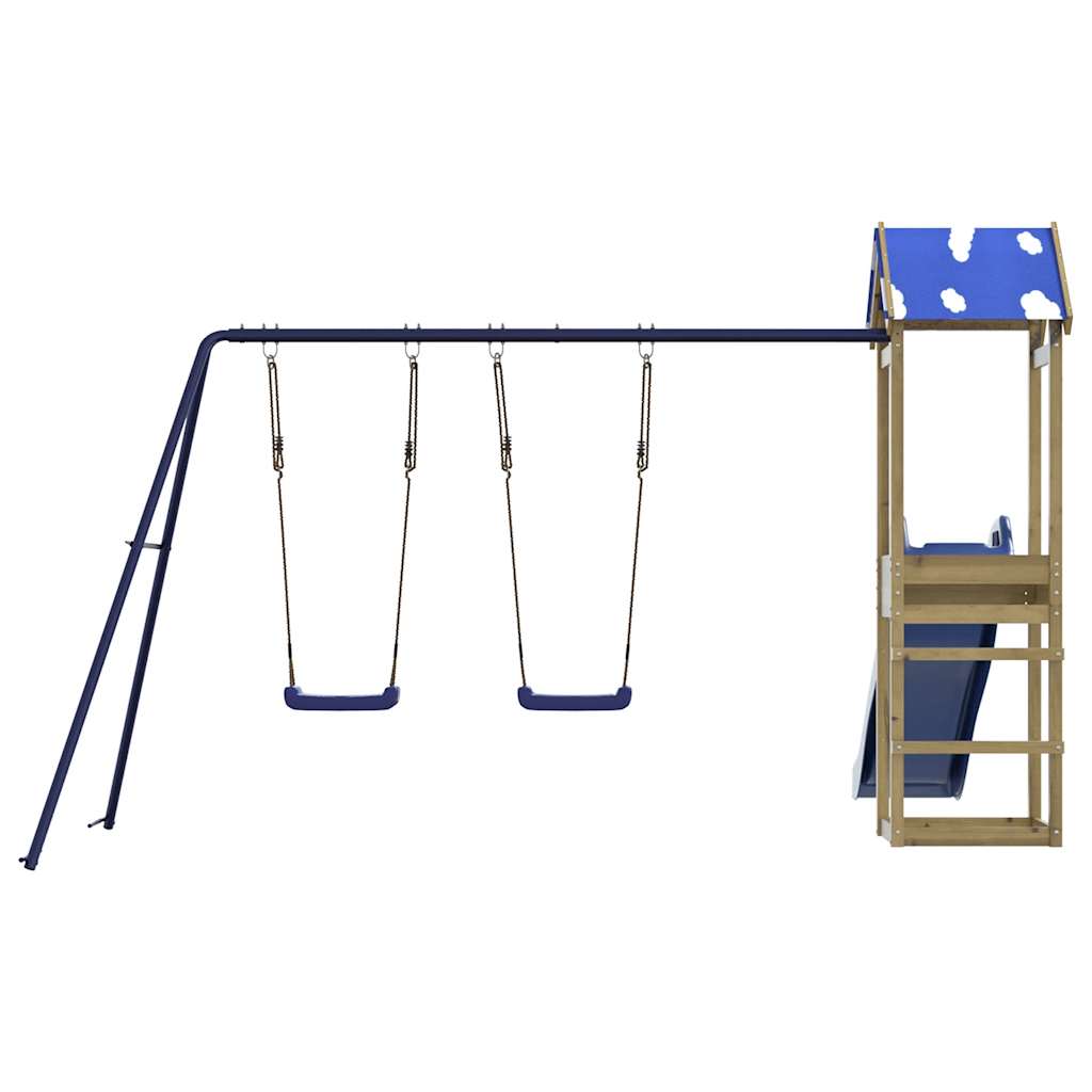 vidaXL Outdoor Playset Impregnated Wood Pine