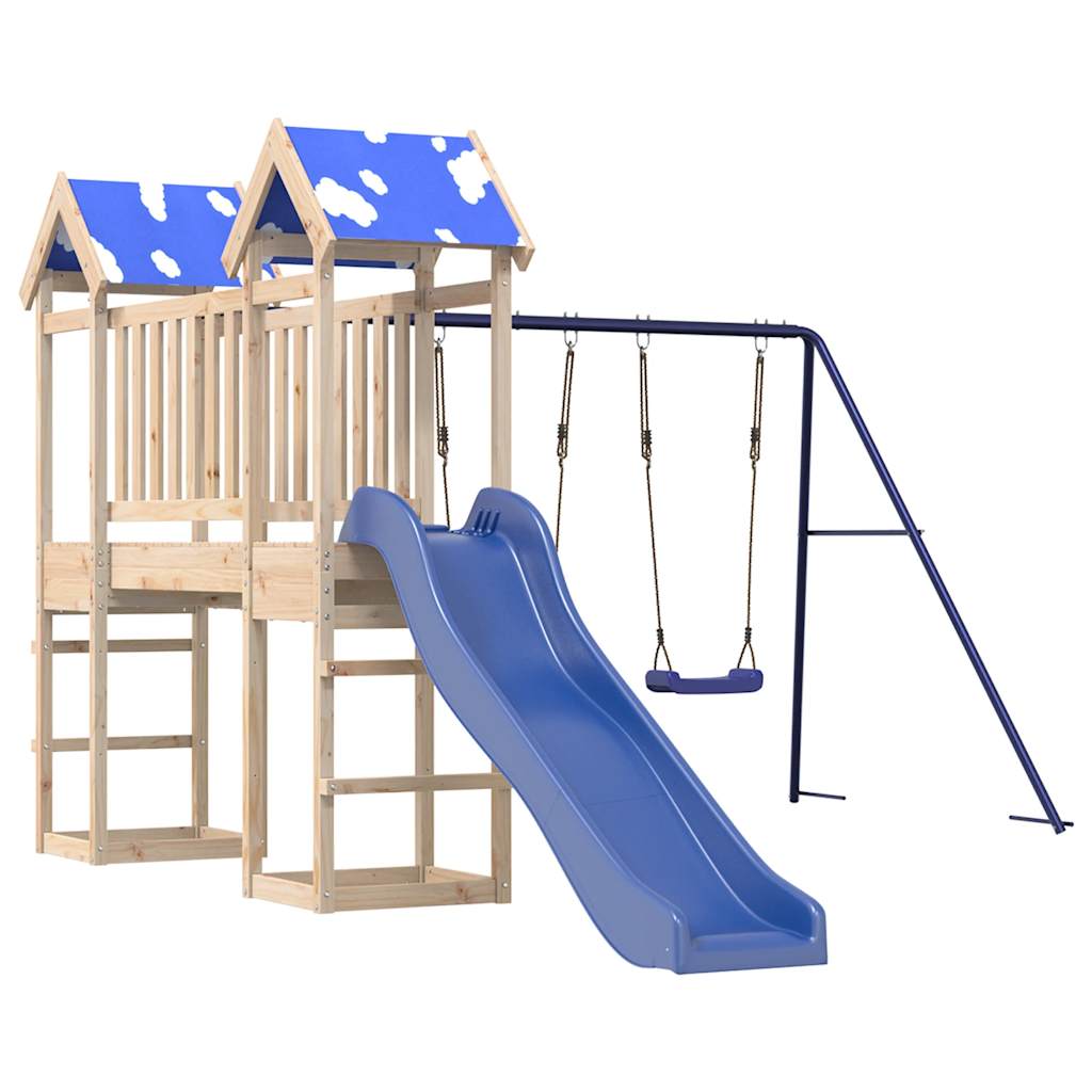 vidaXL Outdoor Playset Solid Wood Pine