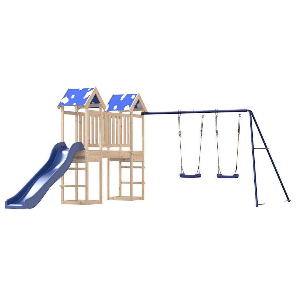 vidaXL Outdoor Playset Solid Wood Pine