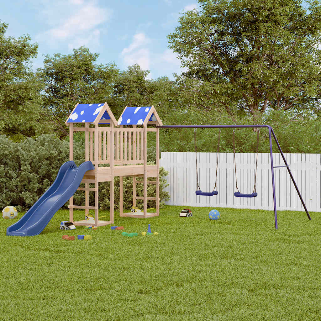 vidaXL Outdoor Playset Solid Wood Pine