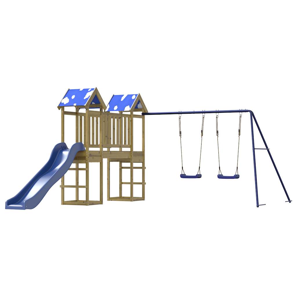 vidaXL Outdoor Playset Impregnated Wood Pine