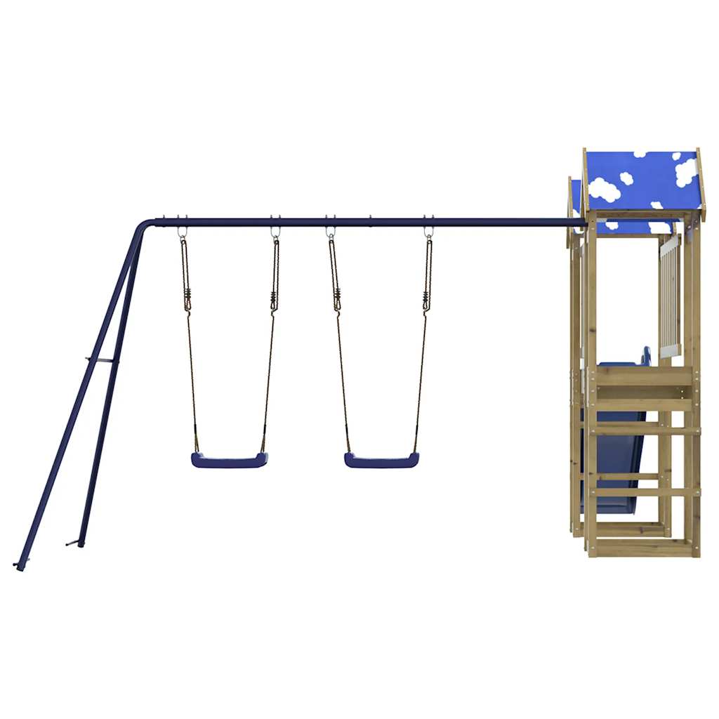 vidaXL Outdoor Playset Impregnated Wood Pine