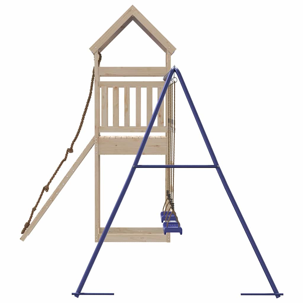 Outdoor Playset Solid Wood Pine