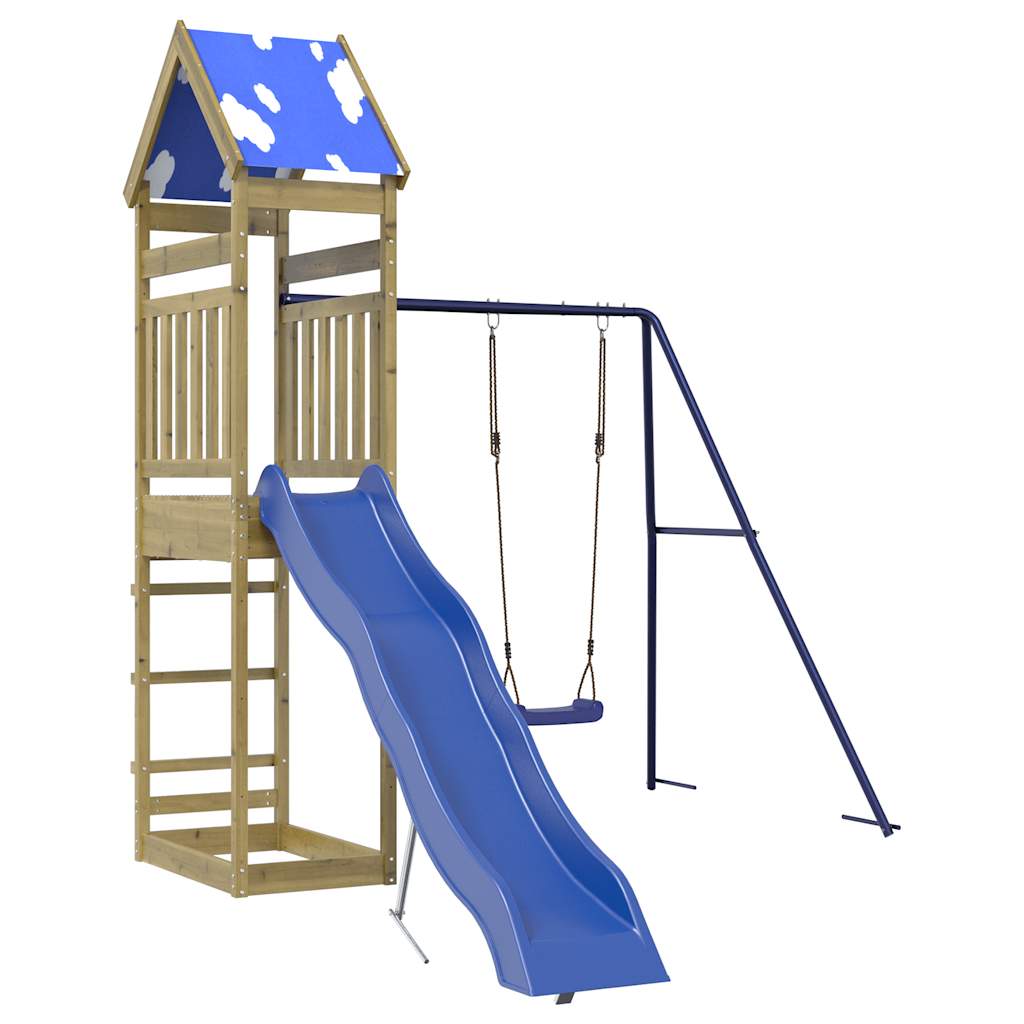 vidaXL Outdoor Playset Impregnated Wood Pine