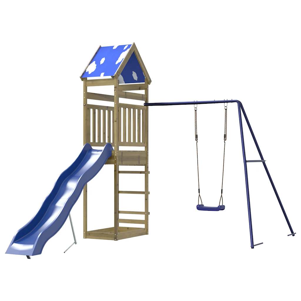 vidaXL Outdoor Playset Impregnated Wood Pine