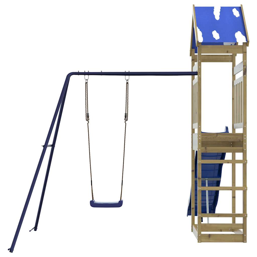 vidaXL Outdoor Playset Impregnated Wood Pine