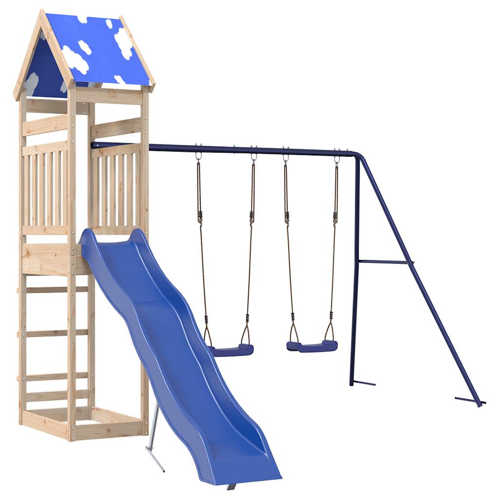 vidaXL Outdoor Playset Solid Wood Pine