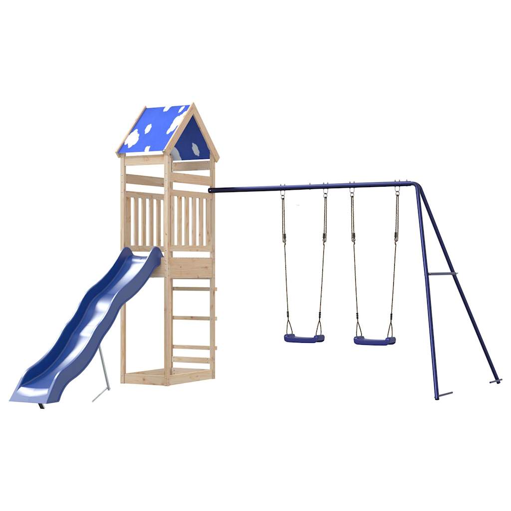 vidaXL Outdoor Playset Solid Wood Pine