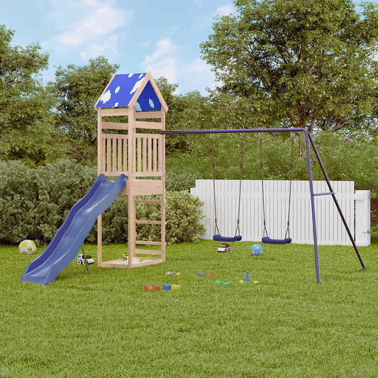 vidaXL Outdoor Playset Solid Wood Pine