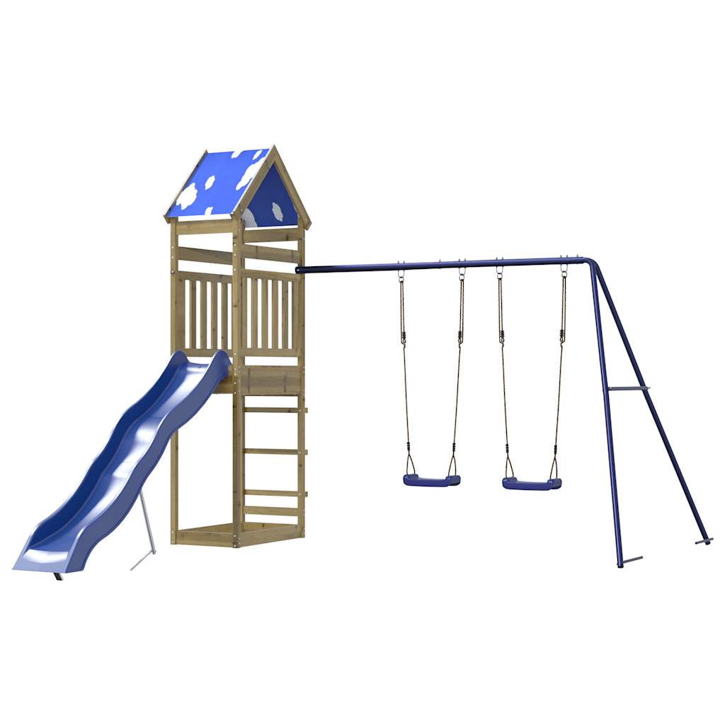 vidaXL Outdoor Playset Impregnated Wood Pine