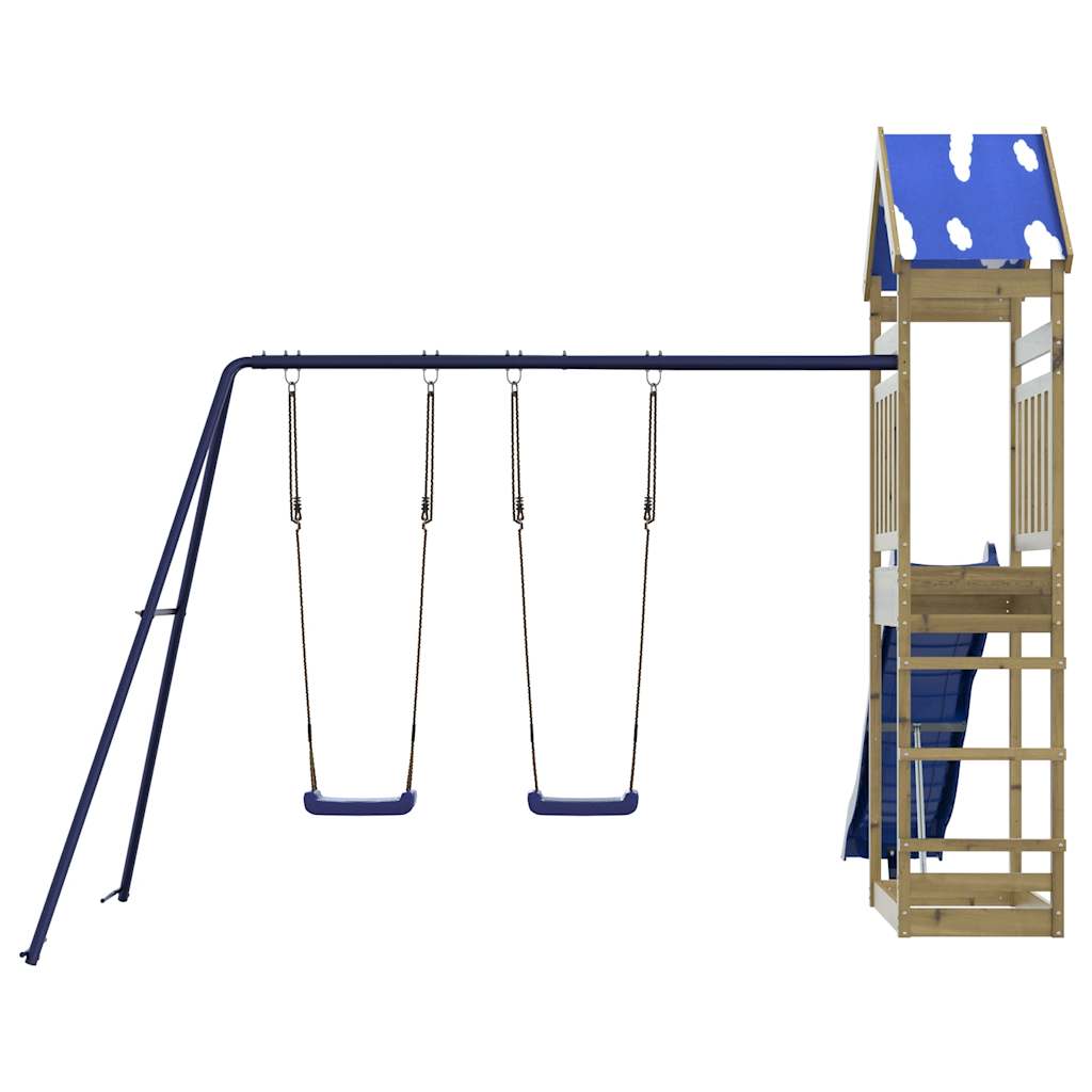 vidaXL Outdoor Playset Impregnated Wood Pine