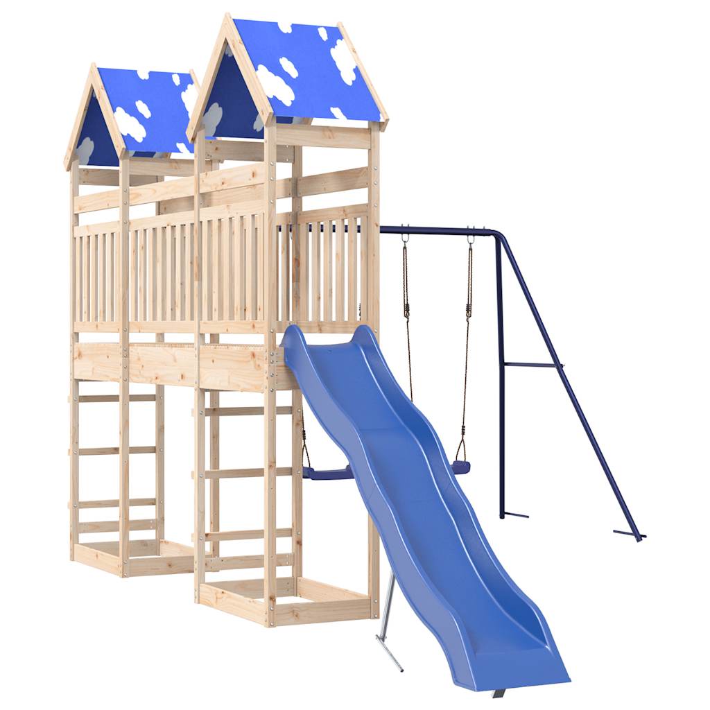 vidaXL Outdoor Playset Solid Wood Pine