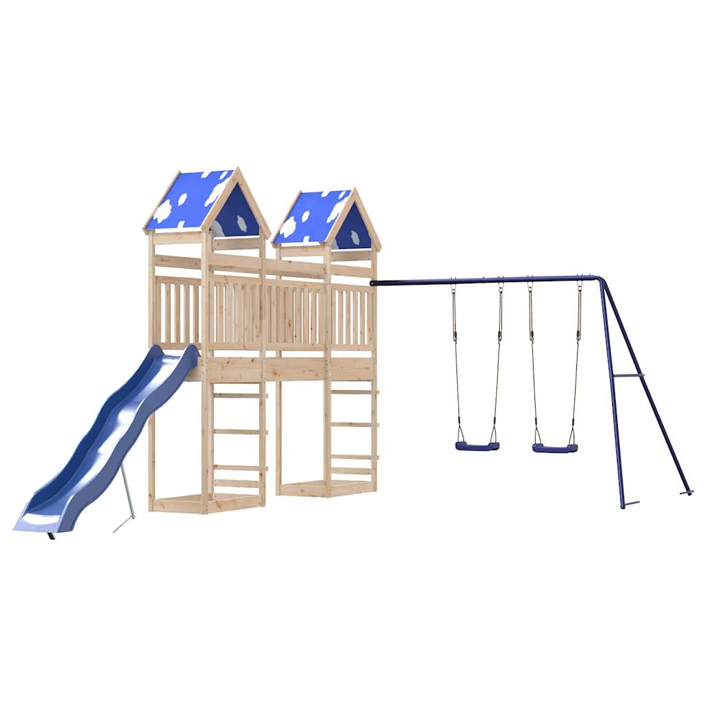 vidaXL Outdoor Playset Solid Wood Pine