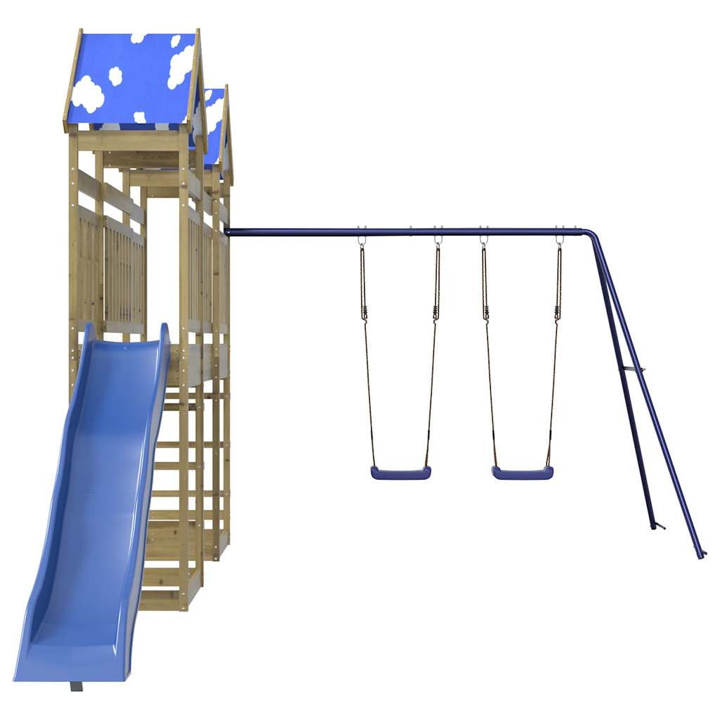 vidaXL Outdoor Playset Impregnated Wood Pine