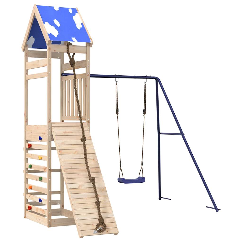 vidaXL Outdoor Playset Solid Wood Pine