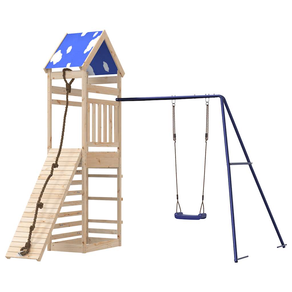 vidaXL Outdoor Playset Solid Wood Pine