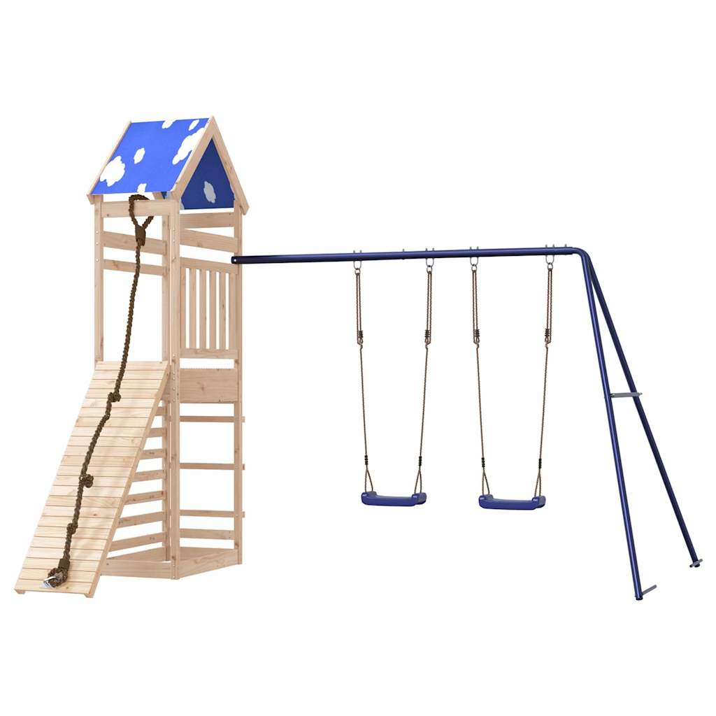 vidaXL Outdoor Playset Solid Wood Pine