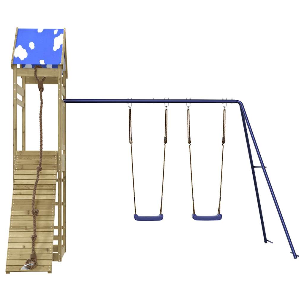 vidaXL Outdoor Playset Impregnated Wood Pine