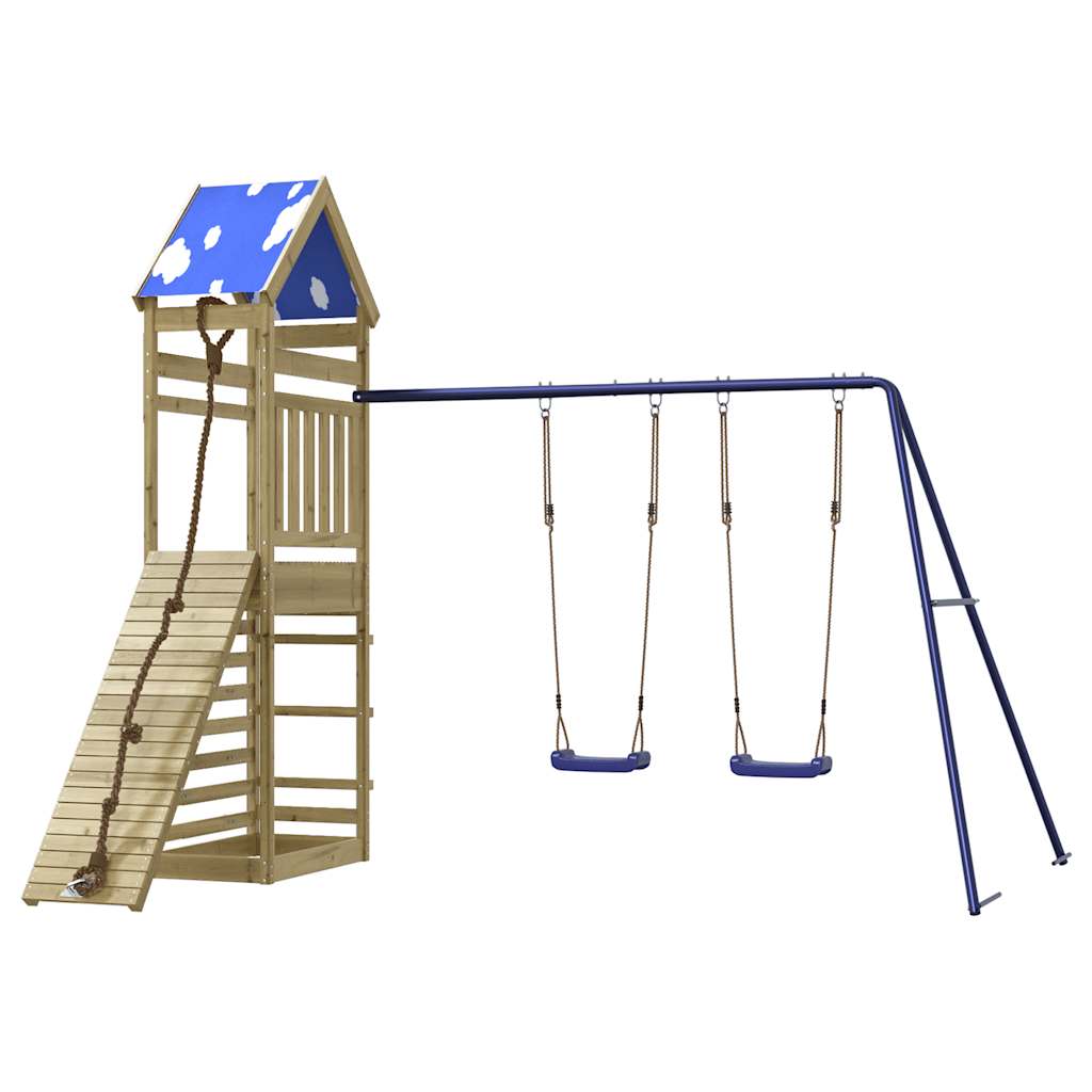 vidaXL Outdoor Playset Impregnated Wood Pine