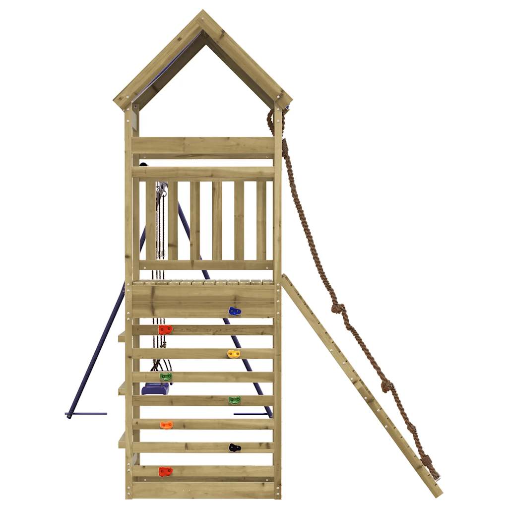 vidaXL Outdoor Playset Impregnated Wood Pine