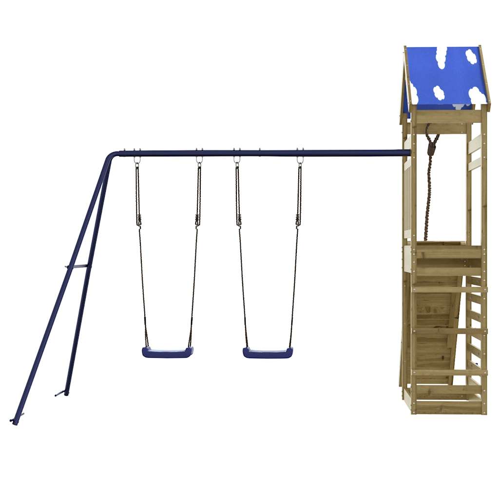 vidaXL Outdoor Playset Impregnated Wood Pine