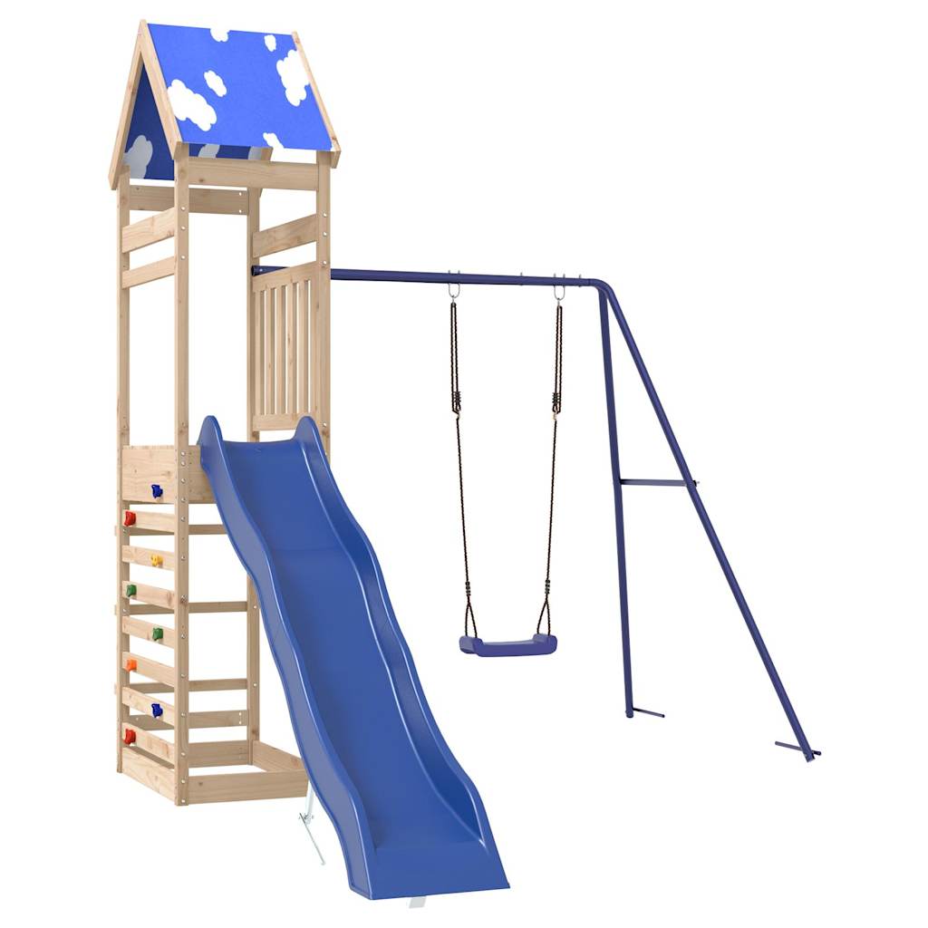 vidaXL Outdoor Playset Solid Wood Pine