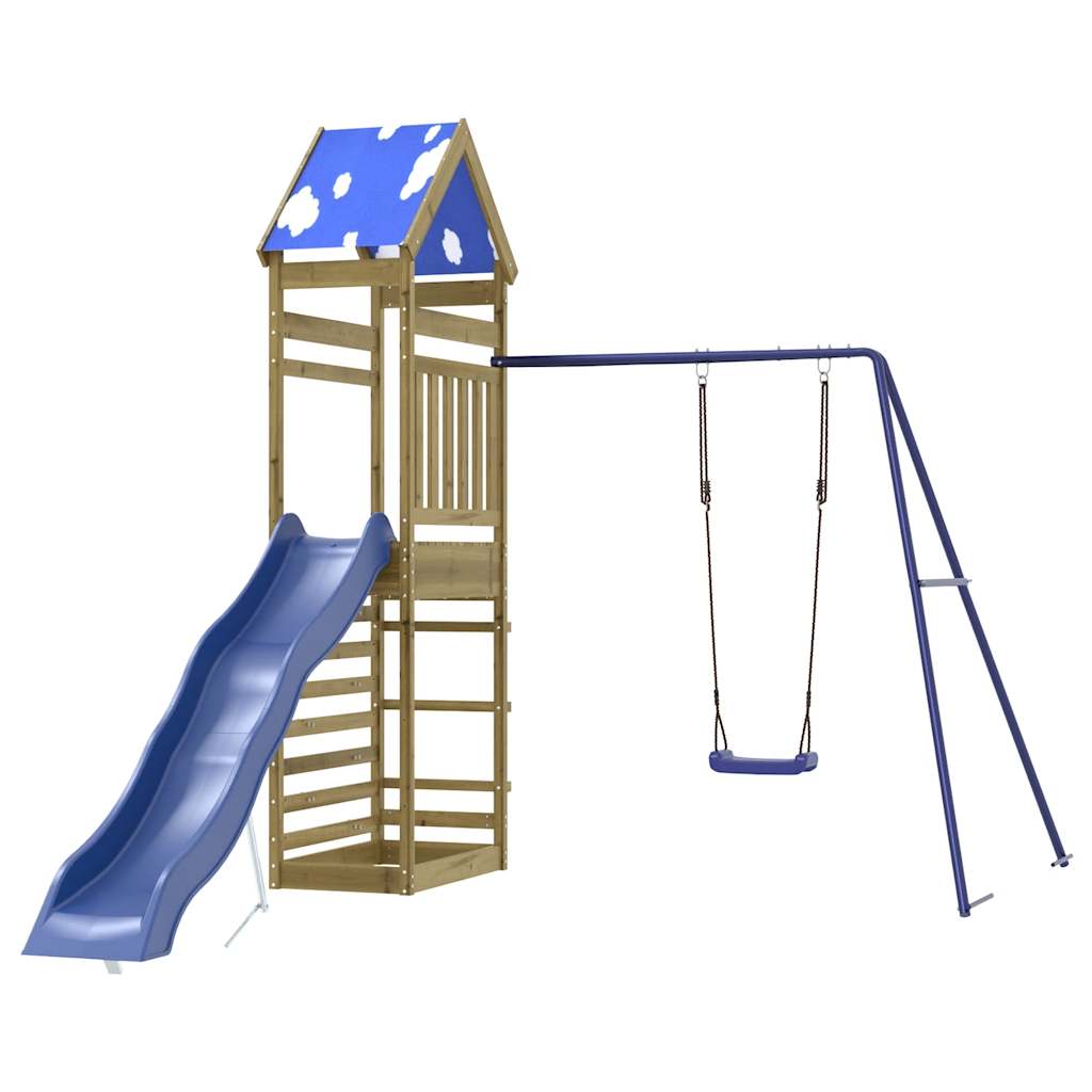 vidaXL Outdoor Playset Impregnated Wood Pine