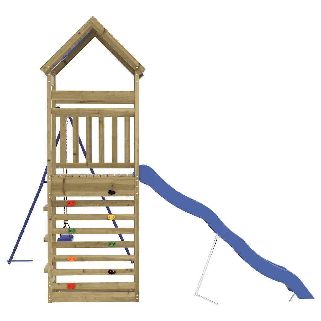 vidaXL Outdoor Playset Impregnated Wood Pine