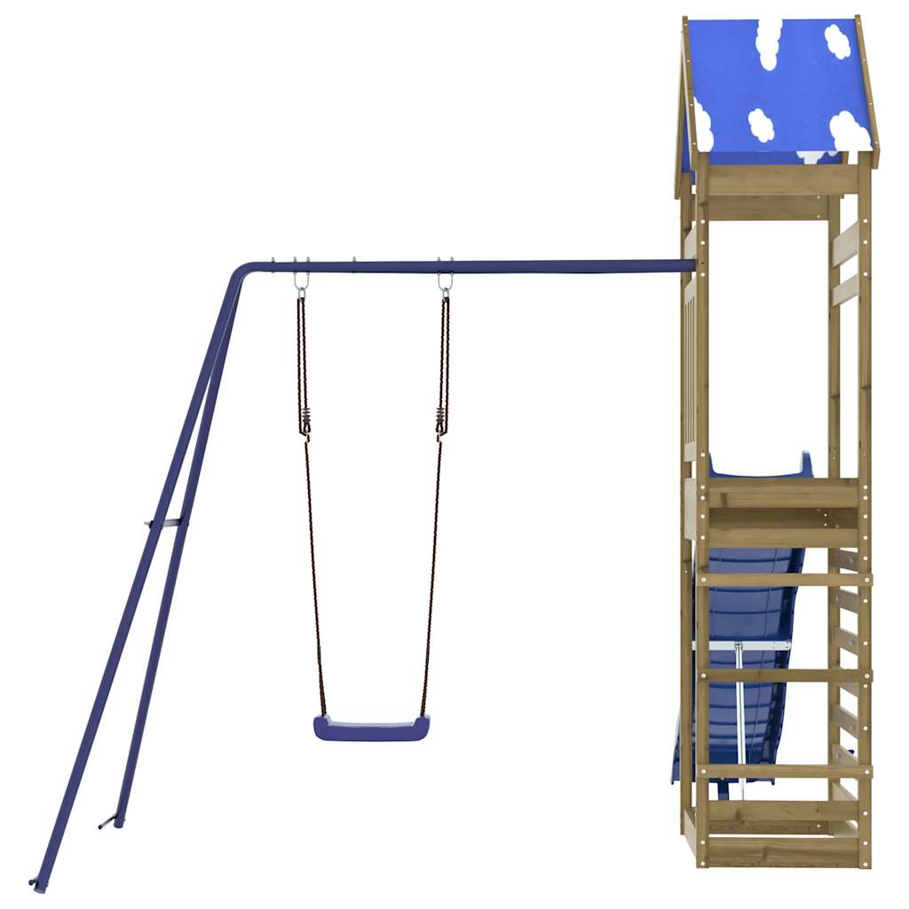 vidaXL Outdoor Playset Impregnated Wood Pine