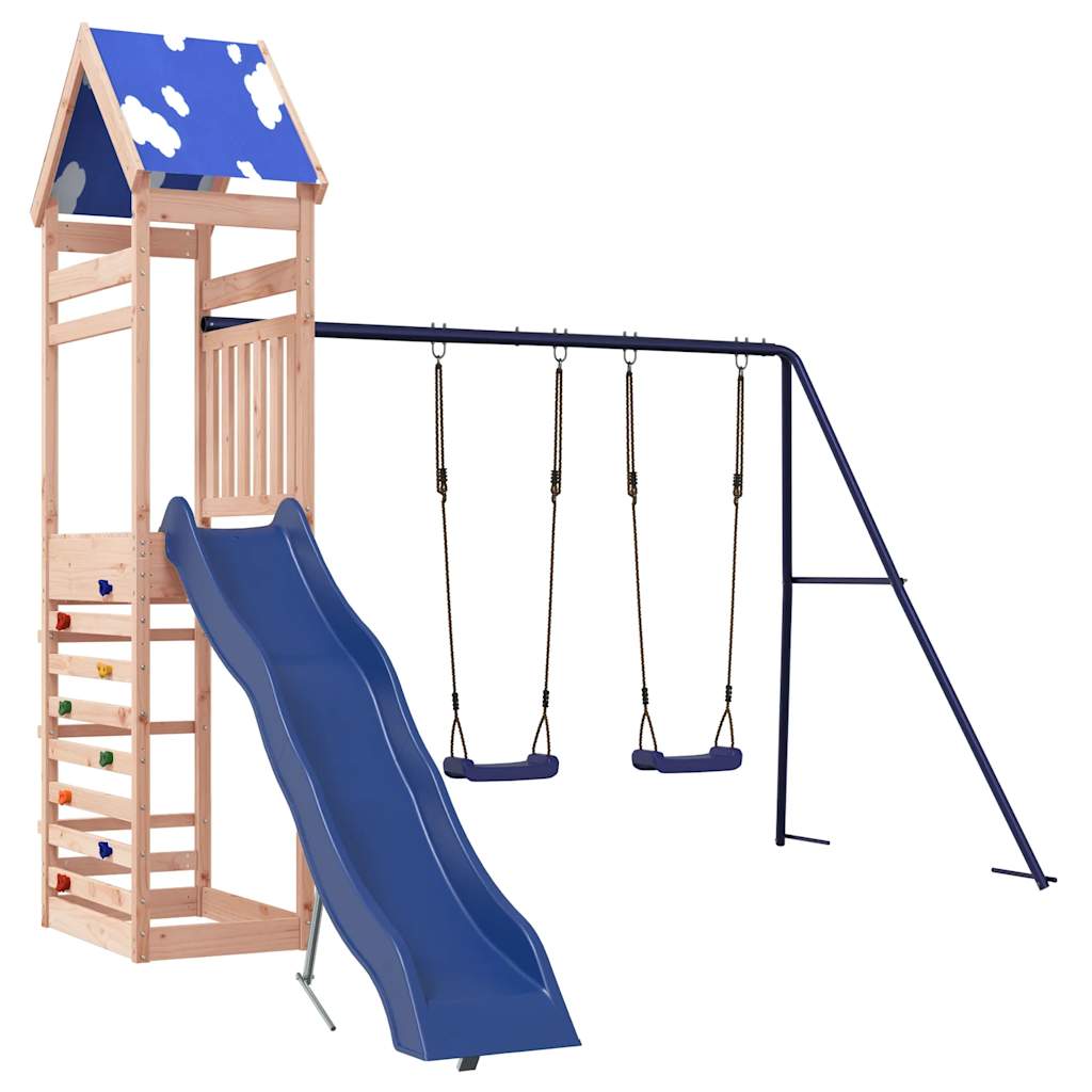 vidaXL Outdoor Playset Solid Wood Douglas