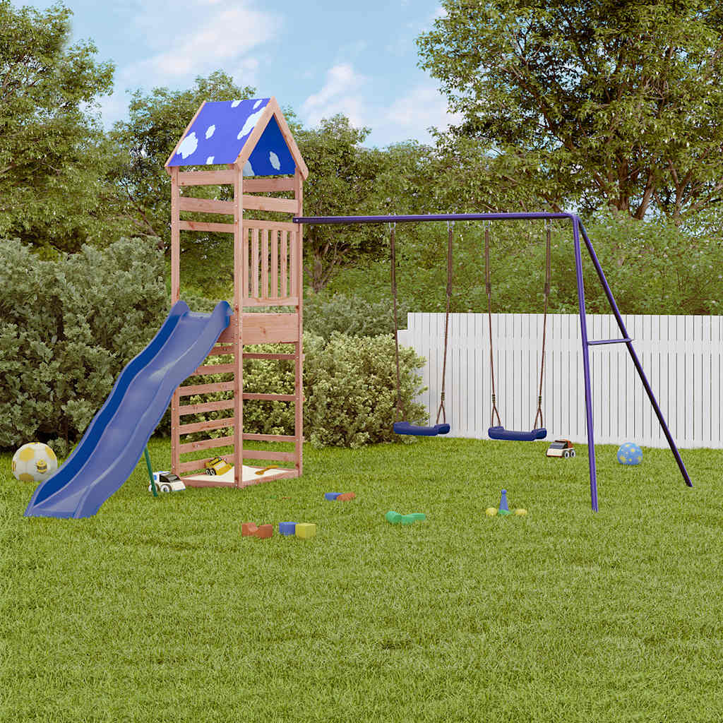 vidaXL Outdoor Playset Solid Wood Douglas