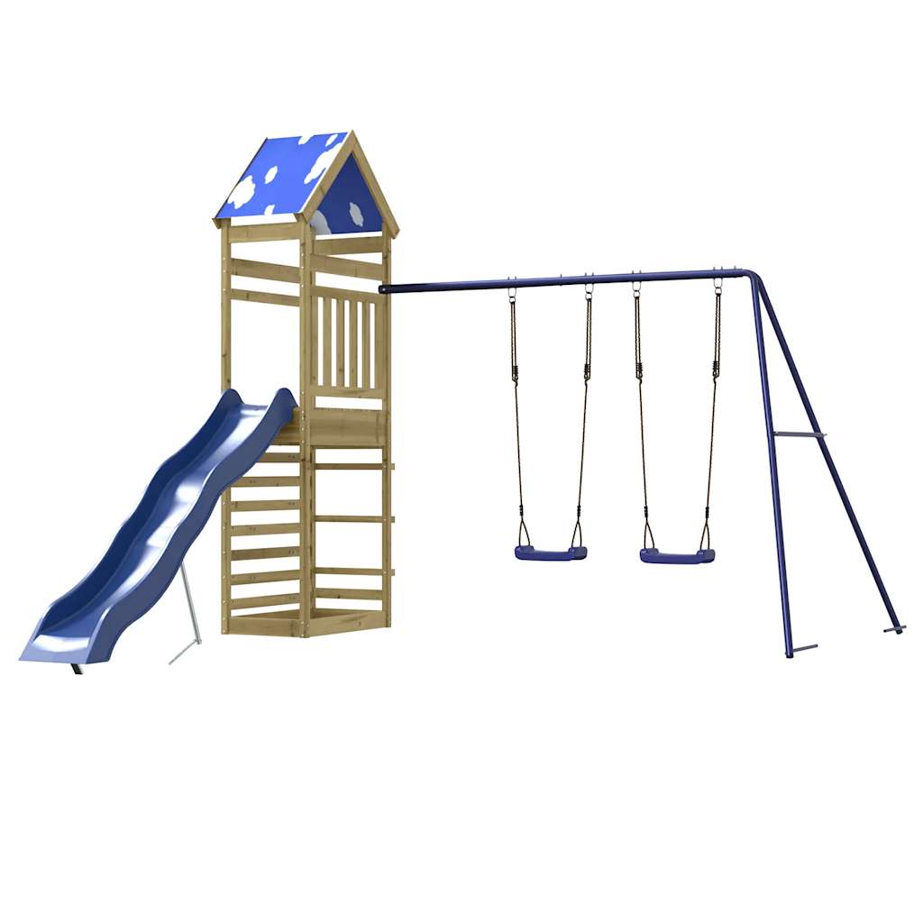 vidaXL Outdoor Playset Impregnated Wood Pine