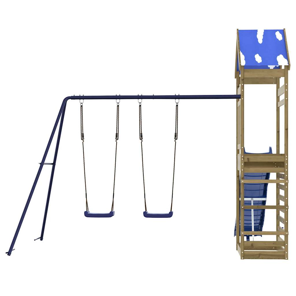 vidaXL Outdoor Playset Impregnated Wood Pine