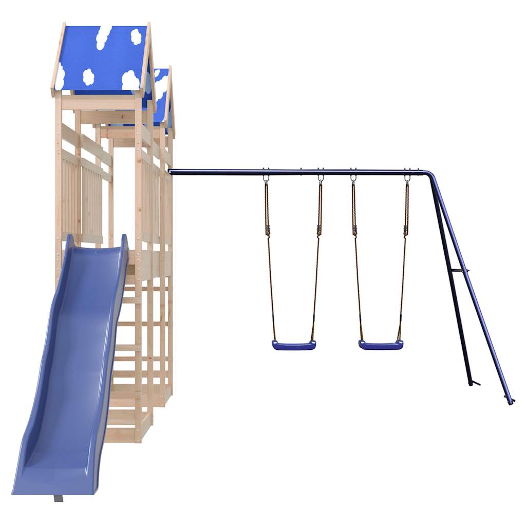 vidaXL Outdoor Playset Solid Wood Pine