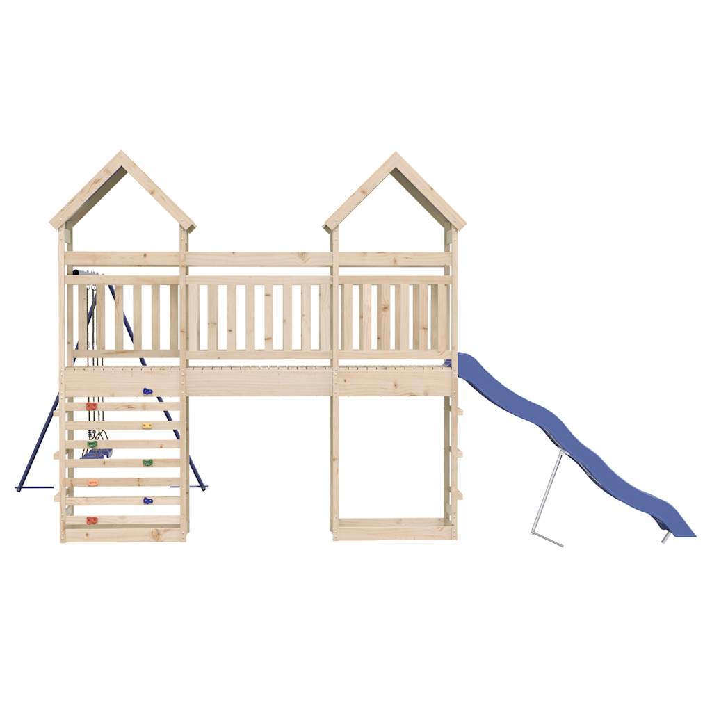 vidaXL Outdoor Playset Solid Wood Pine