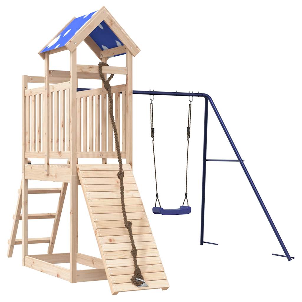 vidaXL Outdoor Playset Solid Wood Pine