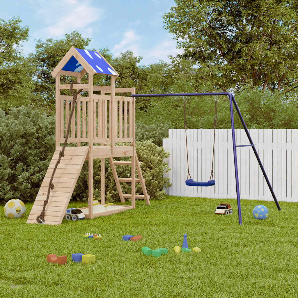 vidaXL Outdoor Playset Solid Wood Pine