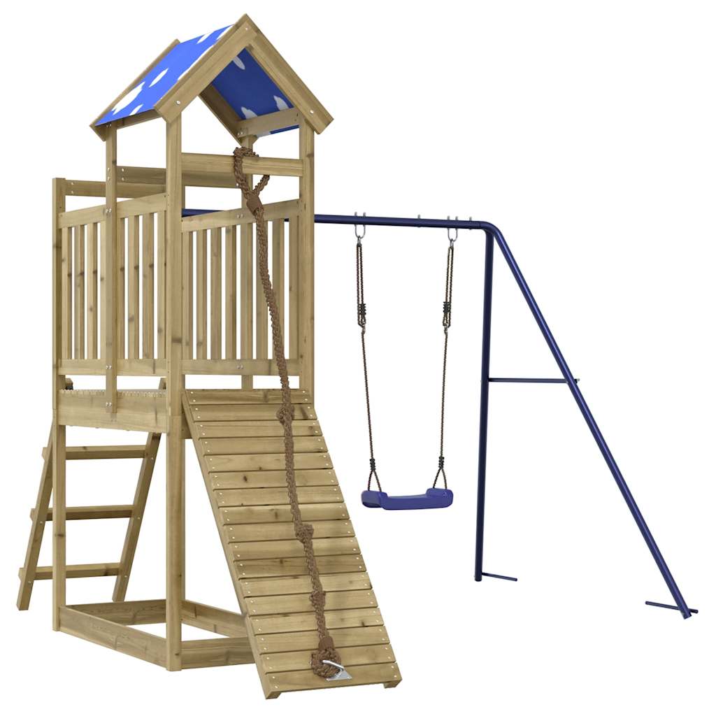 vidaXL Outdoor Playset Impregnated Wood Pine