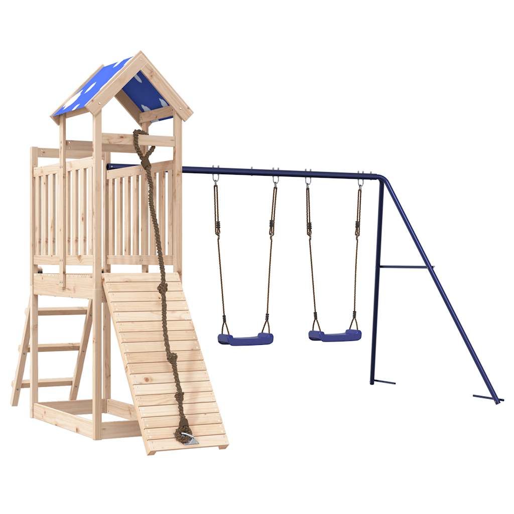 vidaXL Outdoor Playset Solid Wood Pine