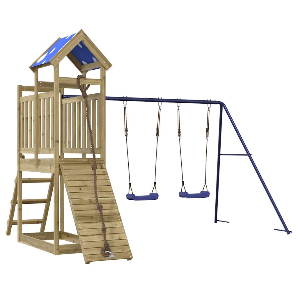 vidaXL Outdoor Playset Impregnated Wood Pine