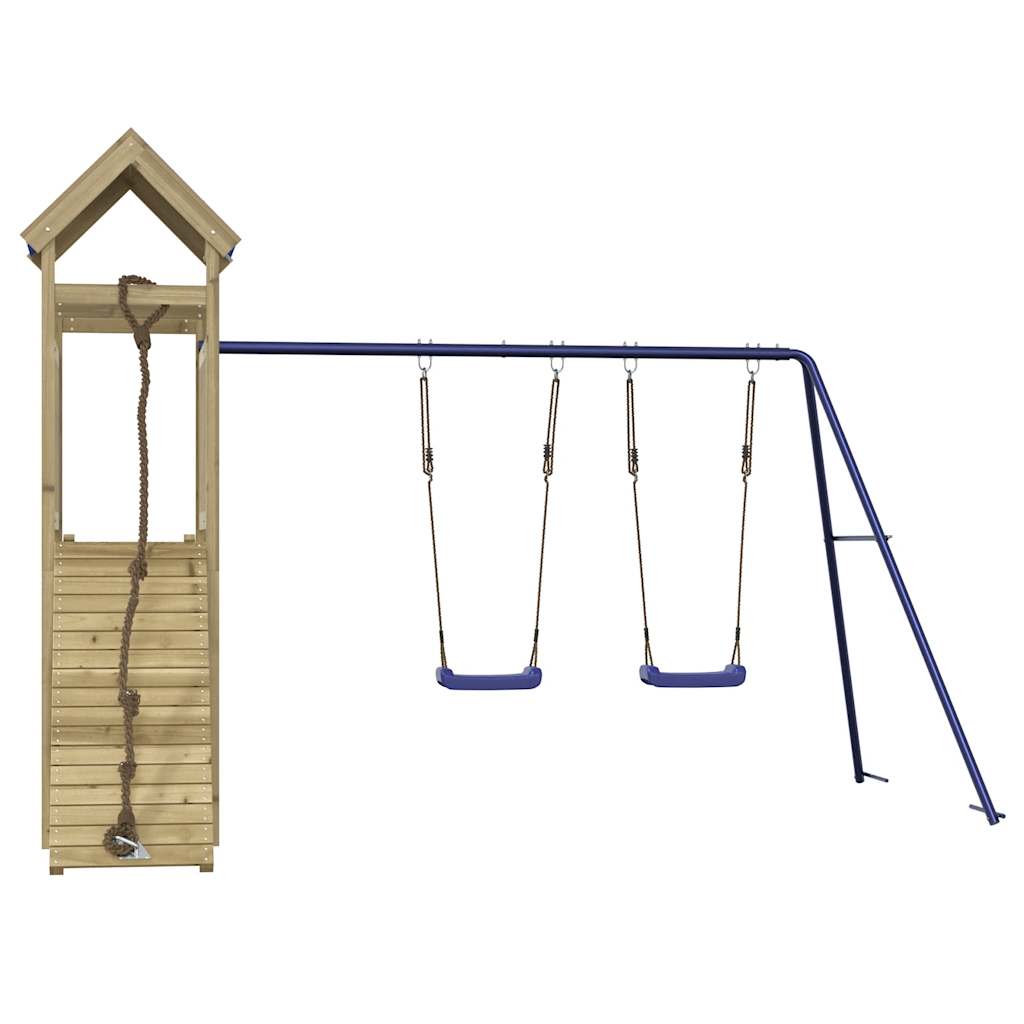 vidaXL Outdoor Playset Impregnated Wood Pine